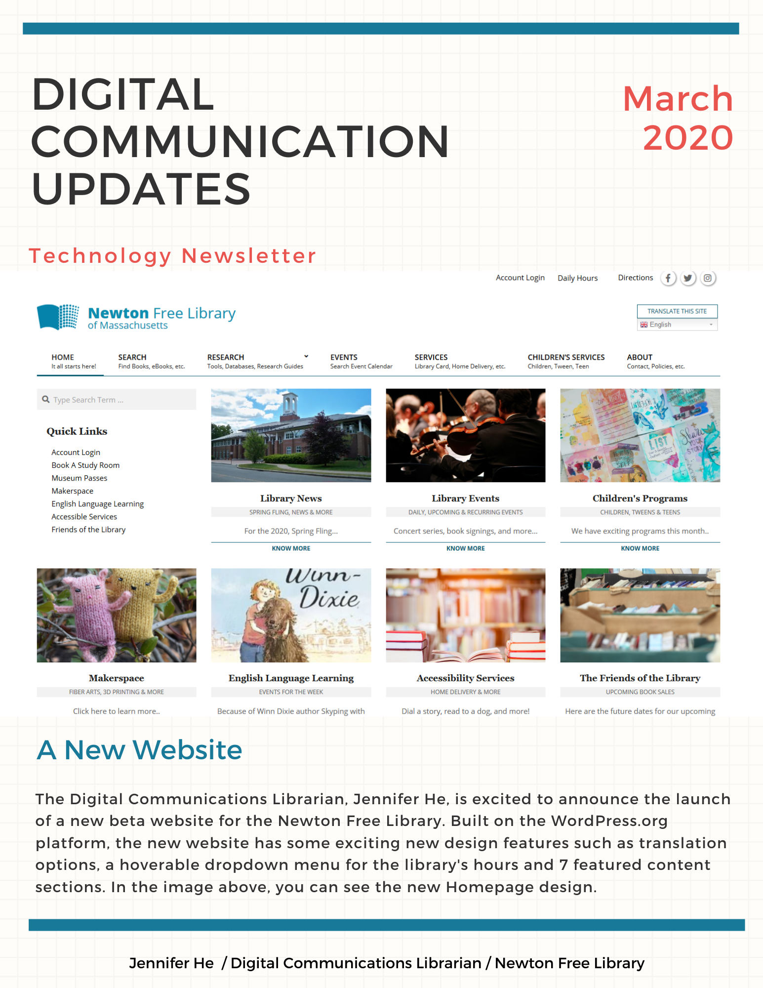 Technology Newsletter